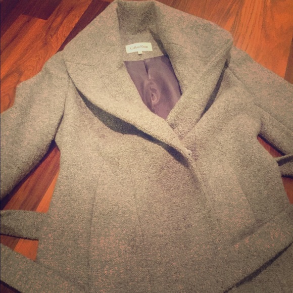 Calvin Klein Jackets & Blazers - Calvin Klein heather gray wool coat. Beautiful!