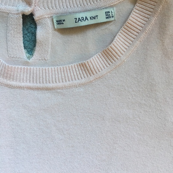 Zara Pink Knit Sweater - Picture 2 of 4