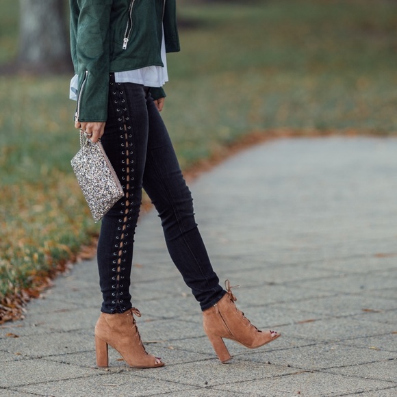 Yvie Sam Edelman Booties Chestnut - Picture 3 of 8