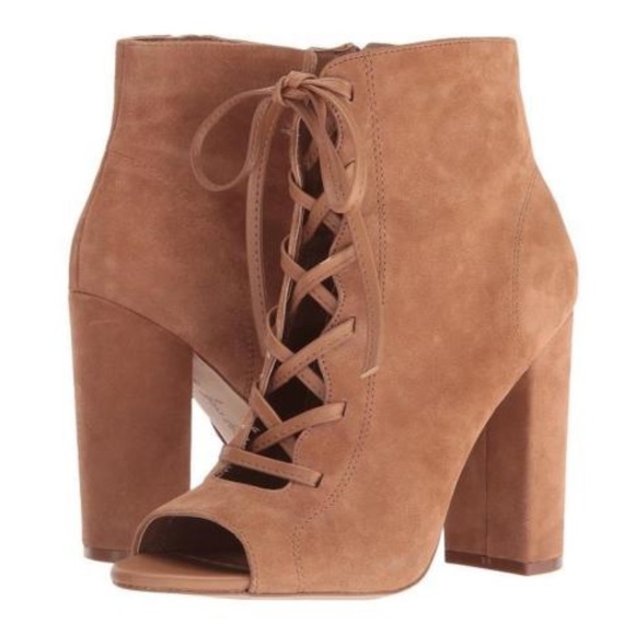 Yvie Sam Edelman Booties Chestnut - Picture 5 of 8