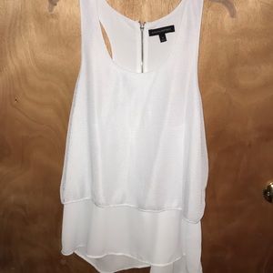 A layered white blouse from Banana Republic!