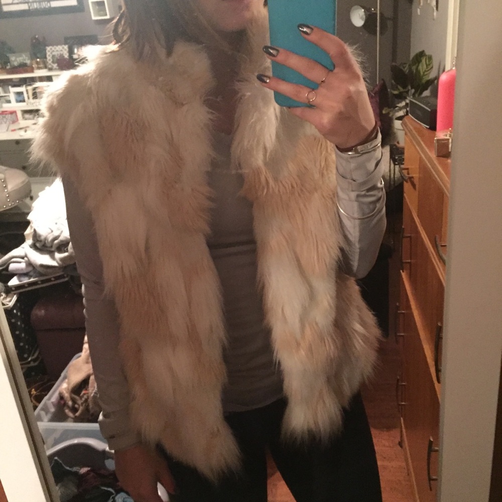 Beautiful faux fur vest