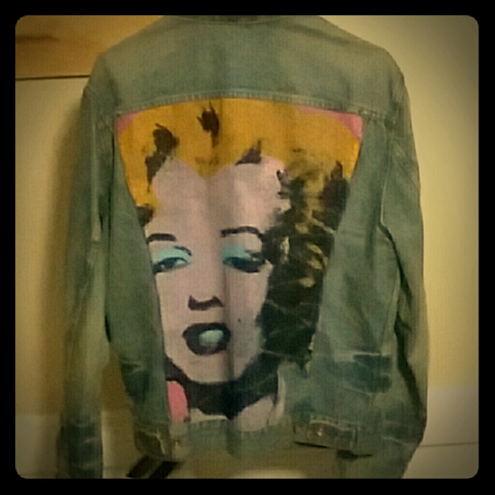 Worhol X Levi's jean jacket