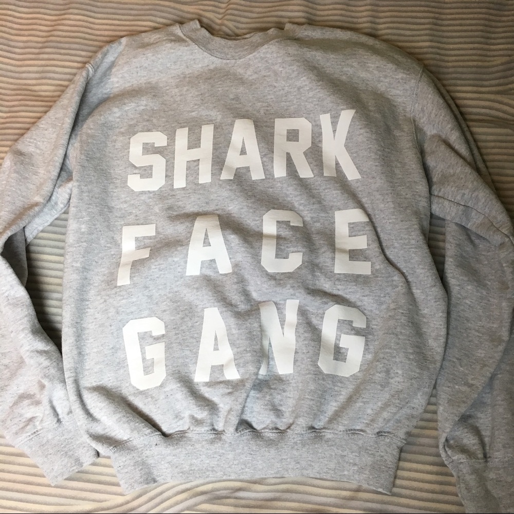 Shark Face Gang crewneck sweatshirt