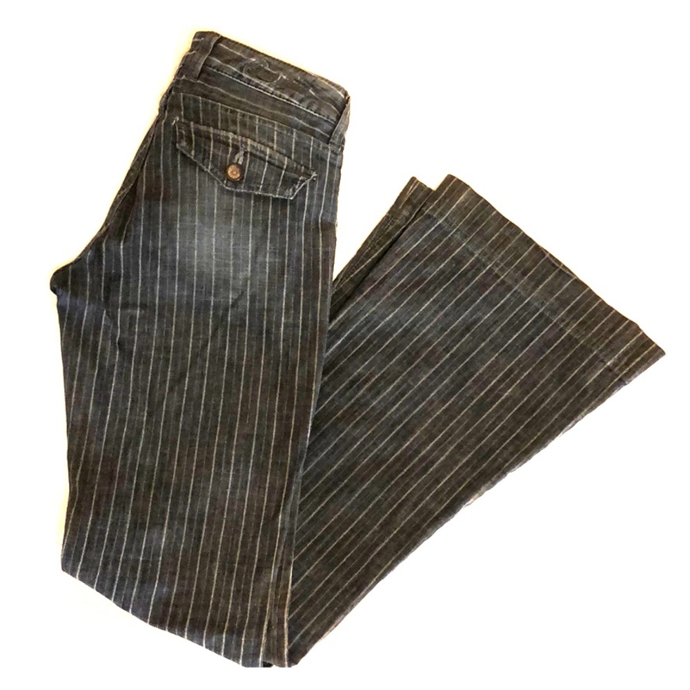 Guess flare striped jeans