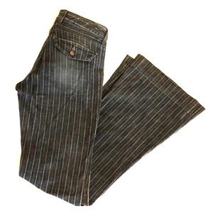 Guess flare striped jeans