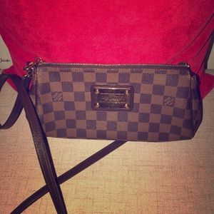 Checkered LV crossbody