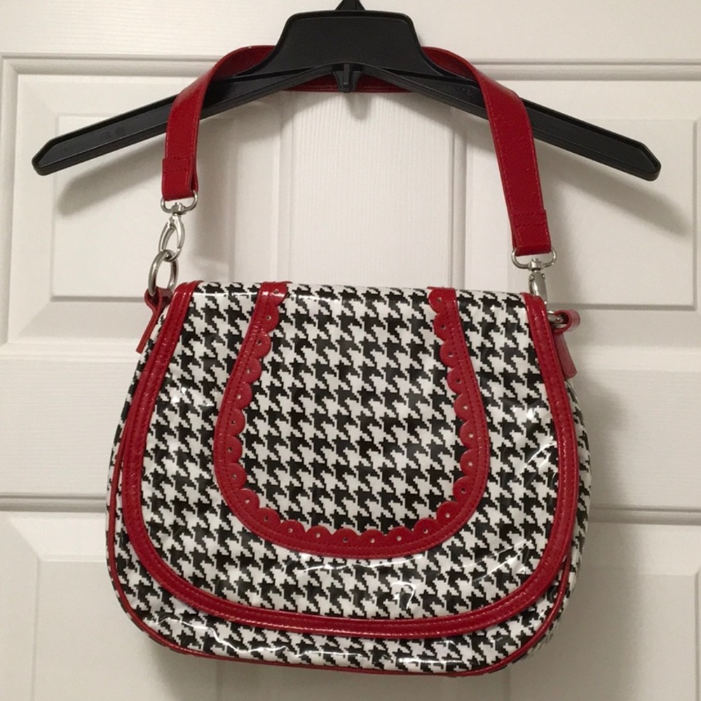 Vera Bradley Frill houndstooth shoulder bag