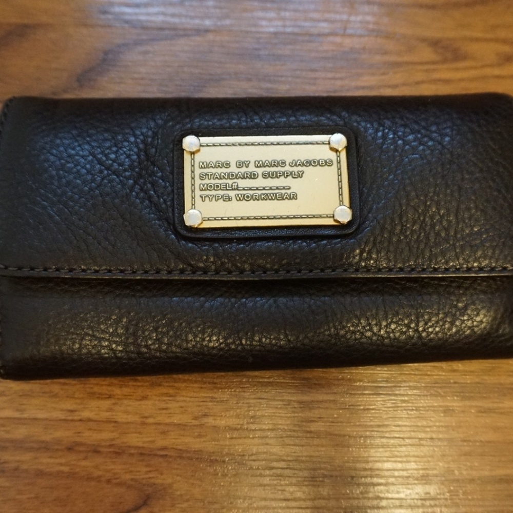 Marc by Marc Jacobs Large Dark Brown Wallet