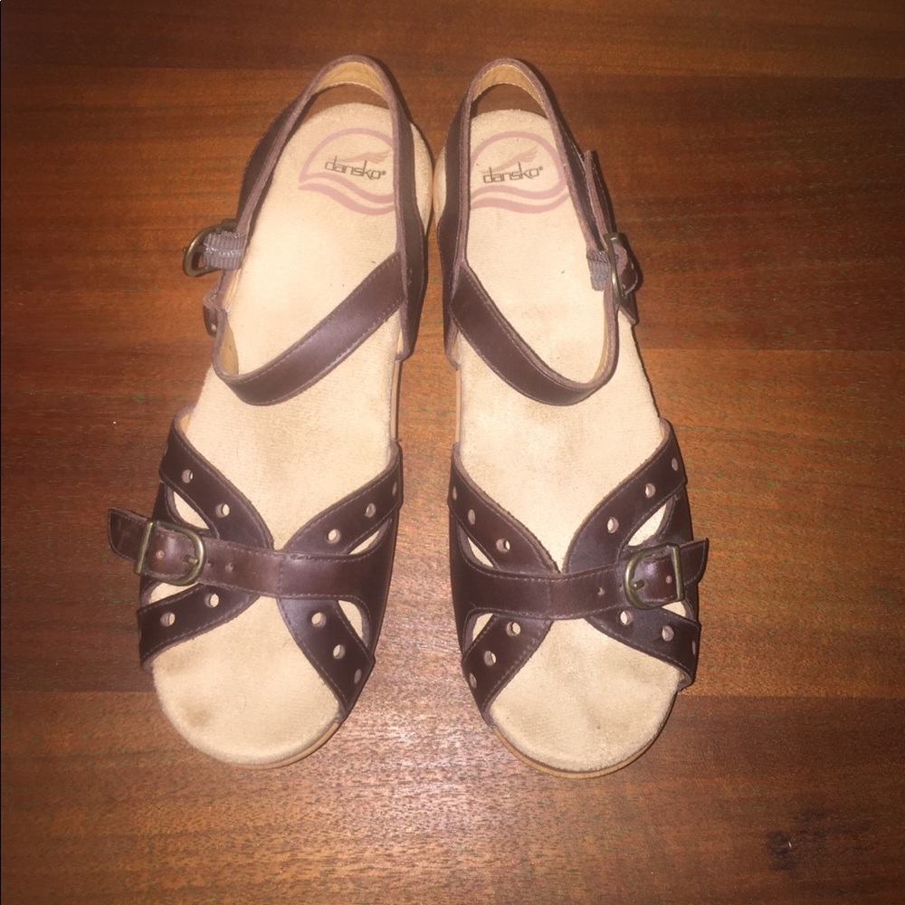 Dansko clog sandals size 37, US size 6 1/2