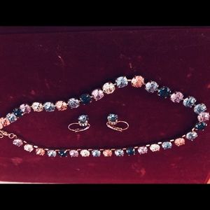 Necklace and earrings- set