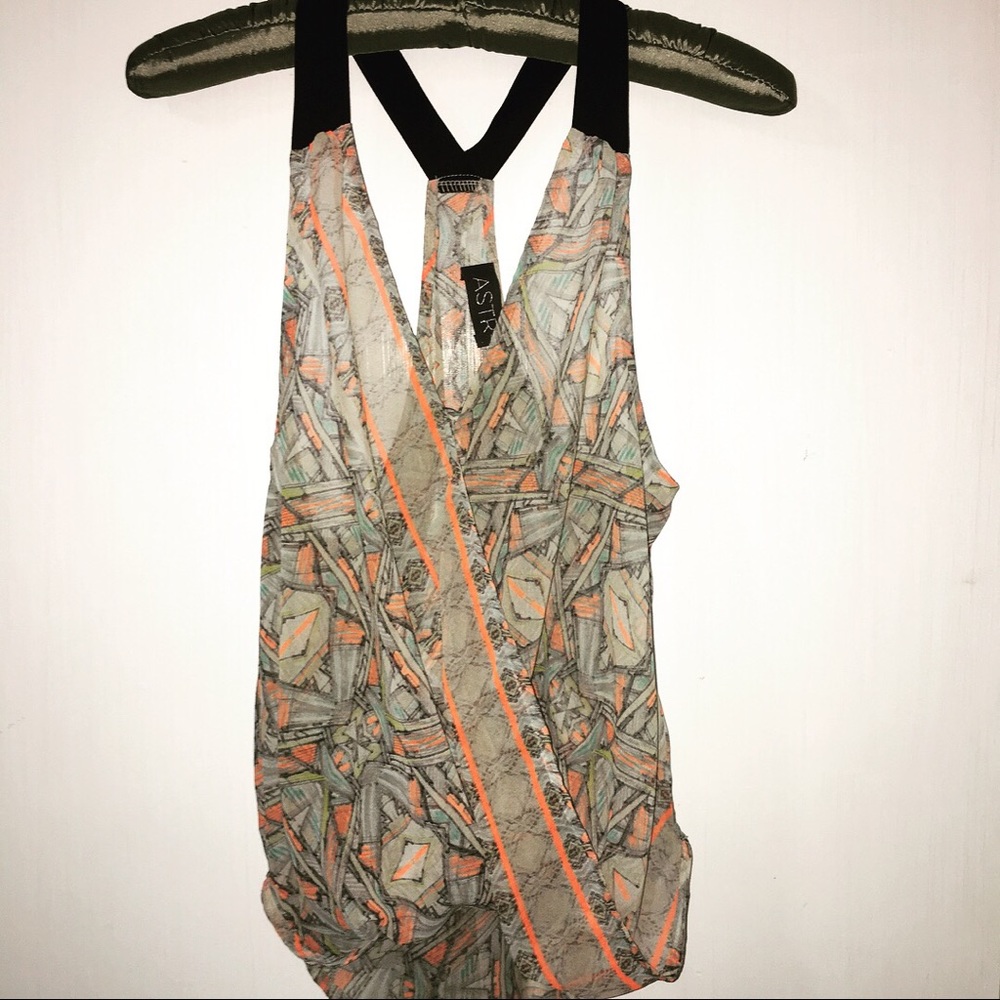 🔺SOLD🔺Sheer material tank top.