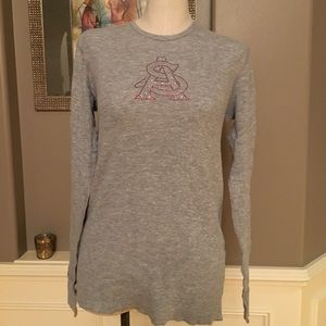 NWT ASU Swarovski crystal tee