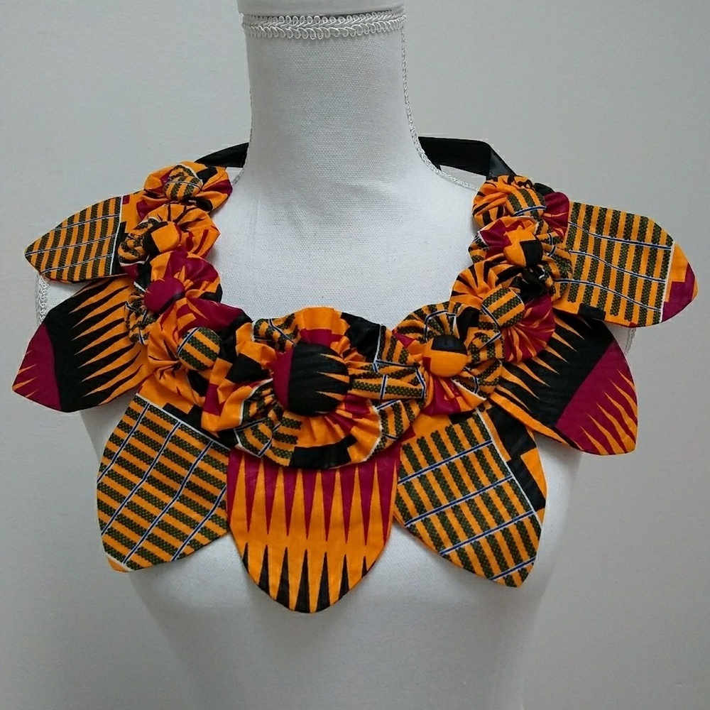 Ankara Statement Necklace