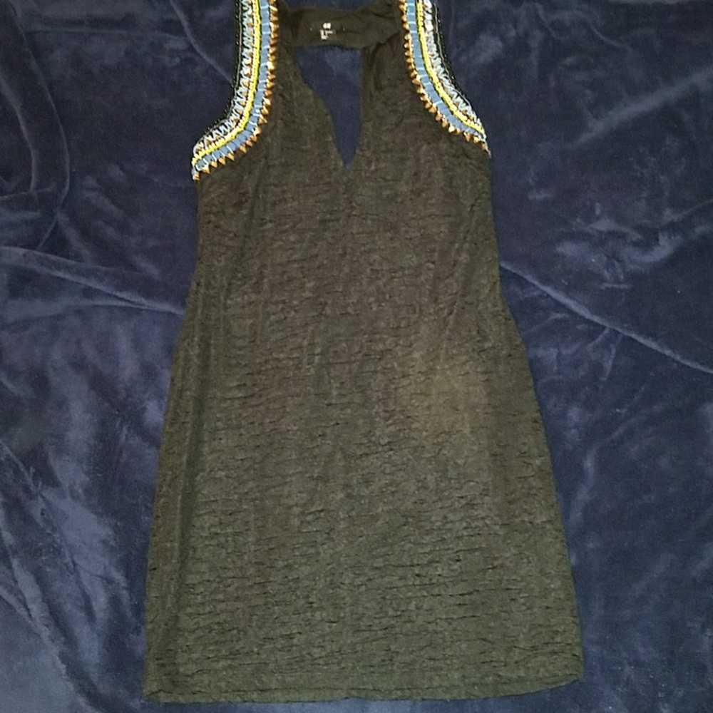 Black rouched dress