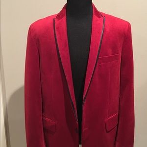 Red. Micro Suede. INC international concepts