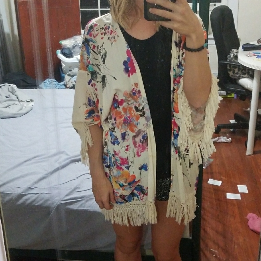 Floral kimono