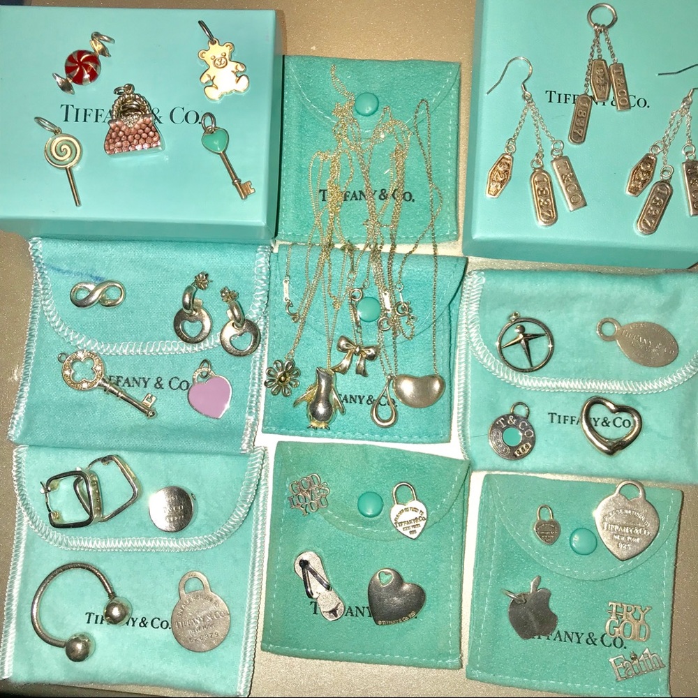 Tiffany & CO Charms, necklaces, earrings, pendant