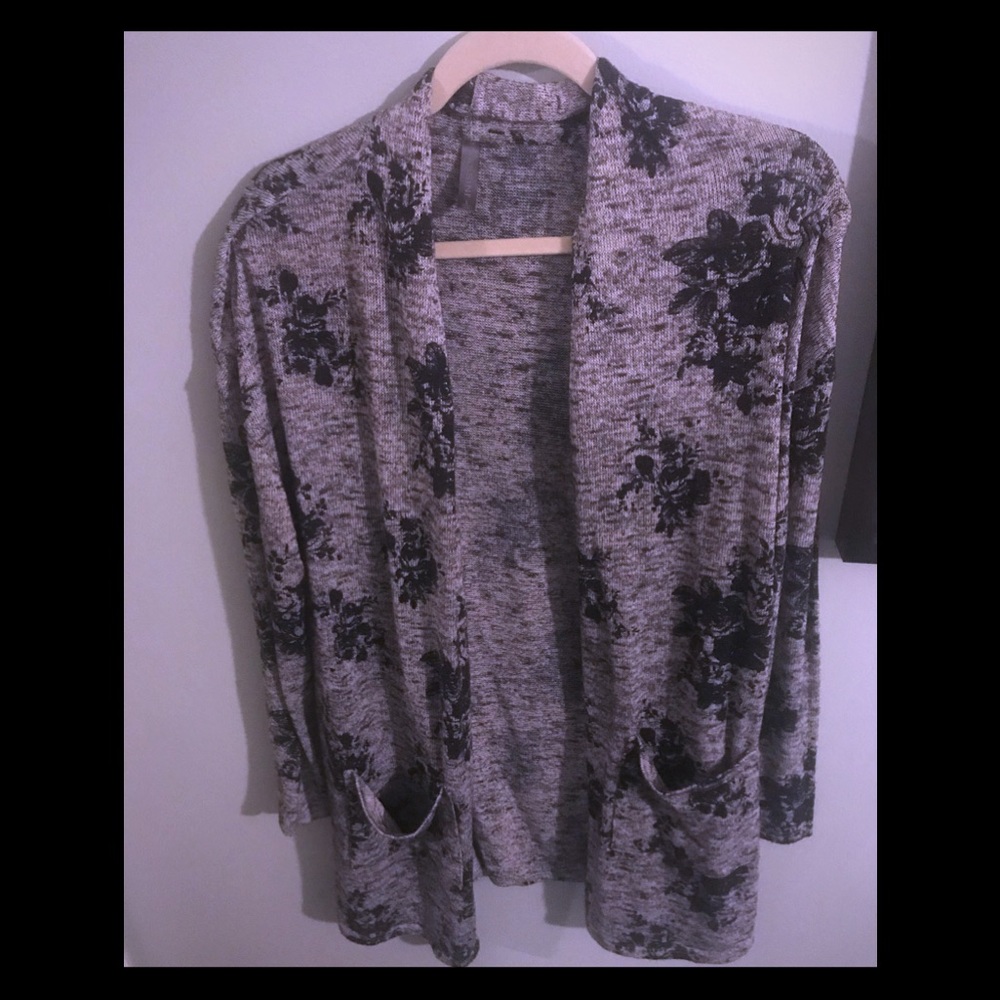 Floral sweater