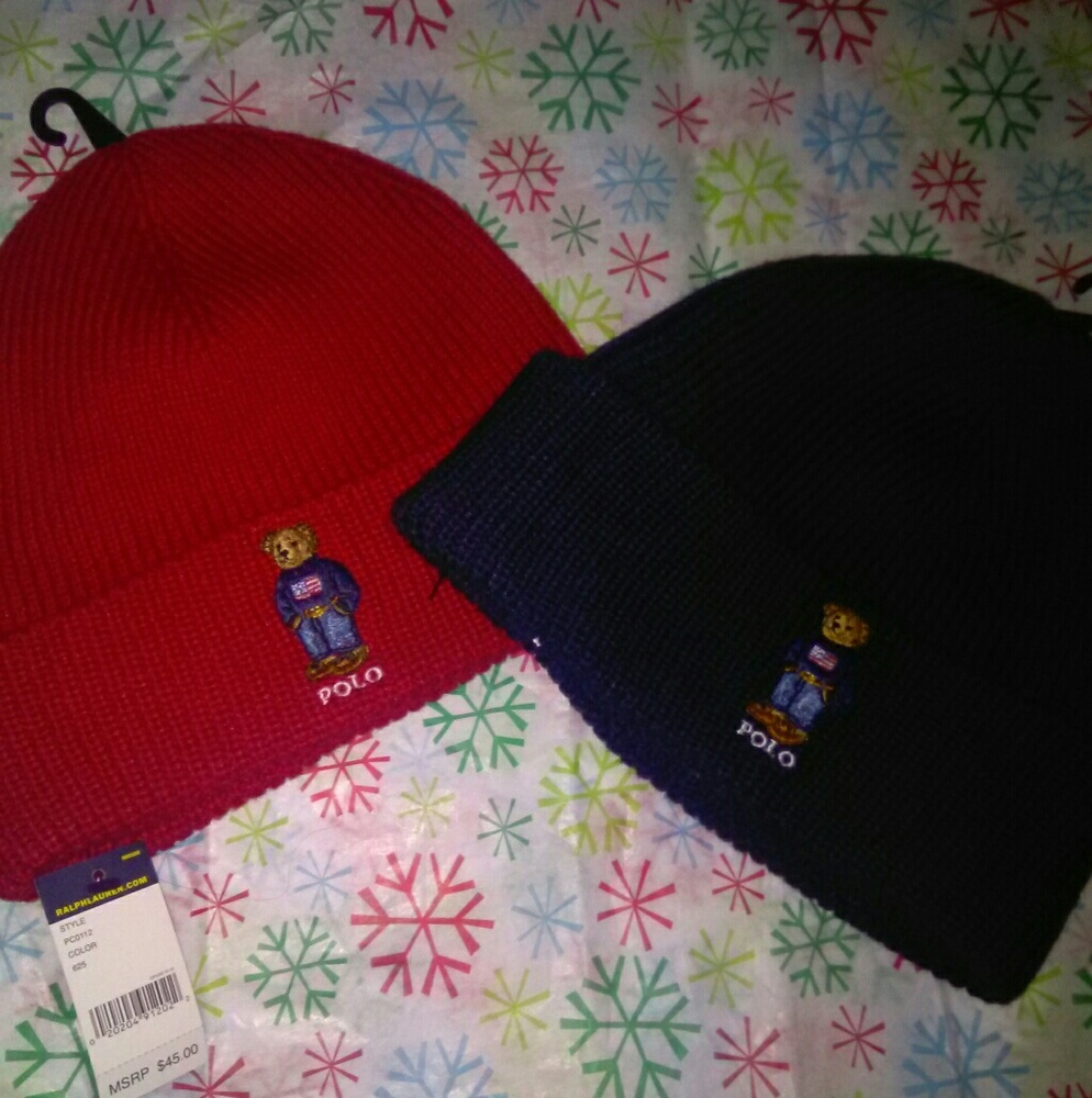 Ralph Lauren polo beanie hat choose your color new