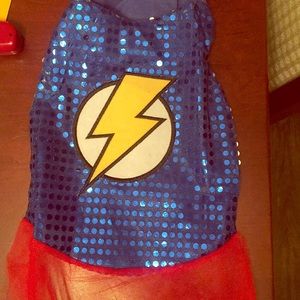 Flash Superhero Dog Costume