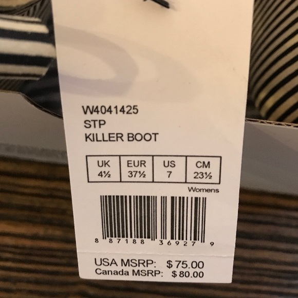 Volcolm striped ankle booties - Picture 6 of 6