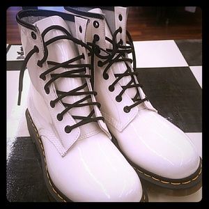 Dr. Martin's patent leather high tops