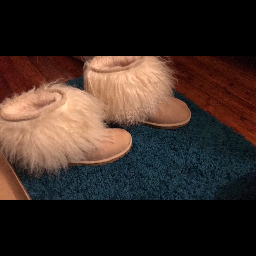 Mongolian cuff uggs