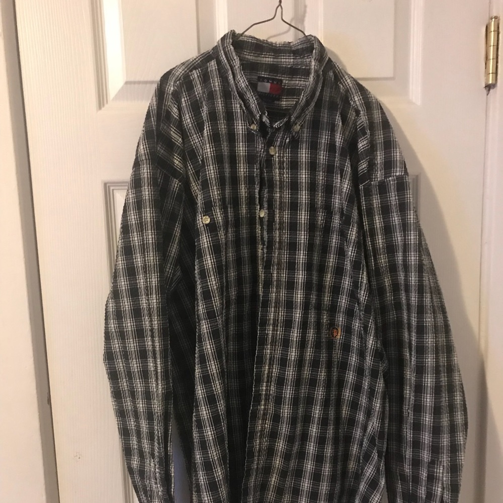 Men’s button up long sleeve Sz XL perfect cond