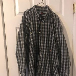 Men’s button up long sleeve Sz XL perfect cond