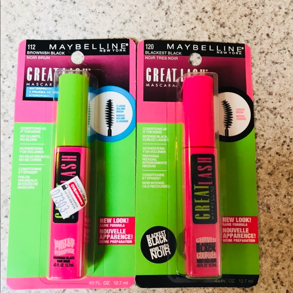 2 Maybelline New York Mascara #112, #120
