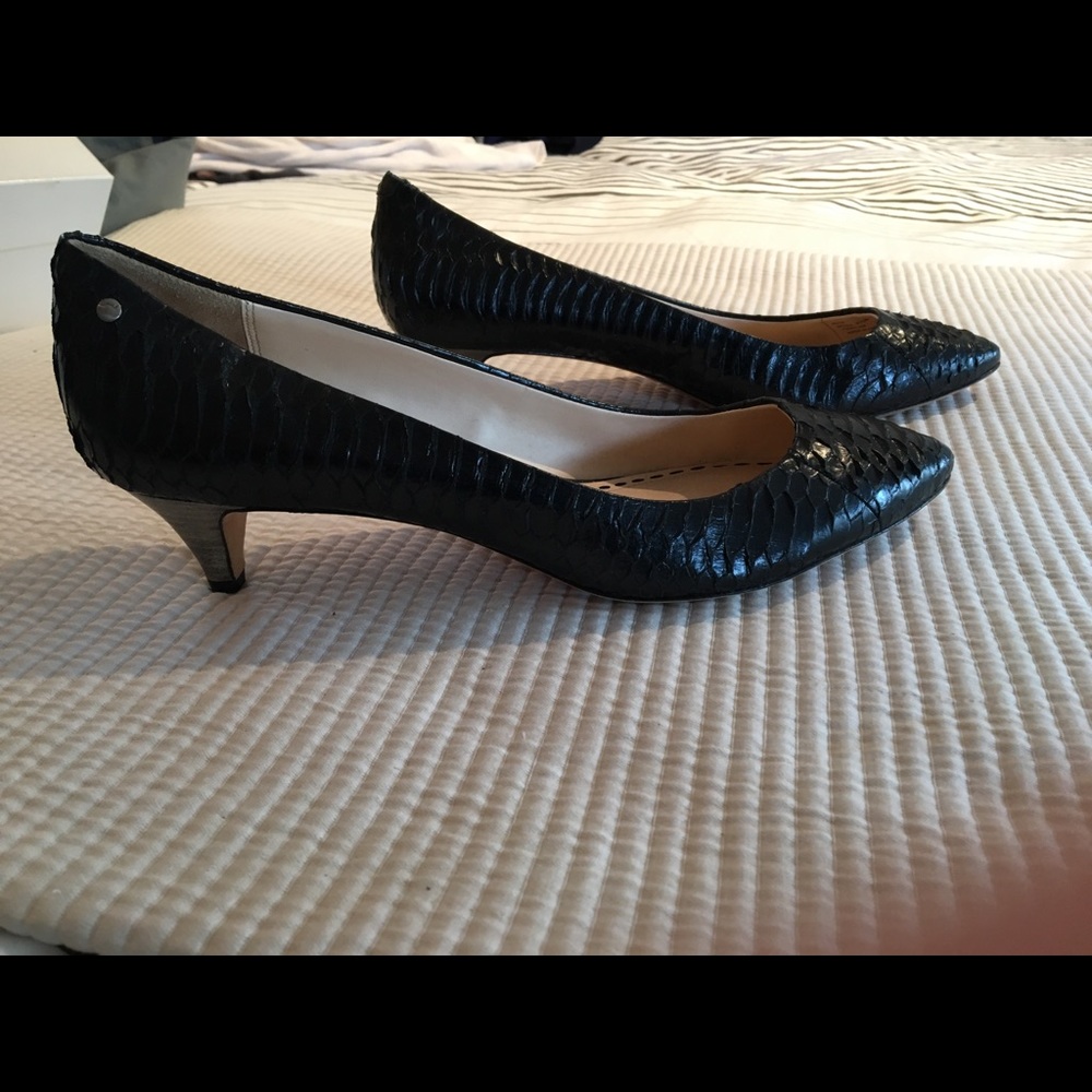 Coach Kitten heels - faux snakeskin