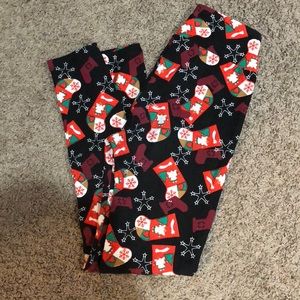 LuLa Roe Christmas leggings