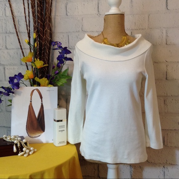 ⬇️ KNIT OFF THE SHOULDER TOP - Picture 2 of 7