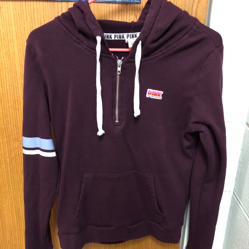 Maroon pink hoodie