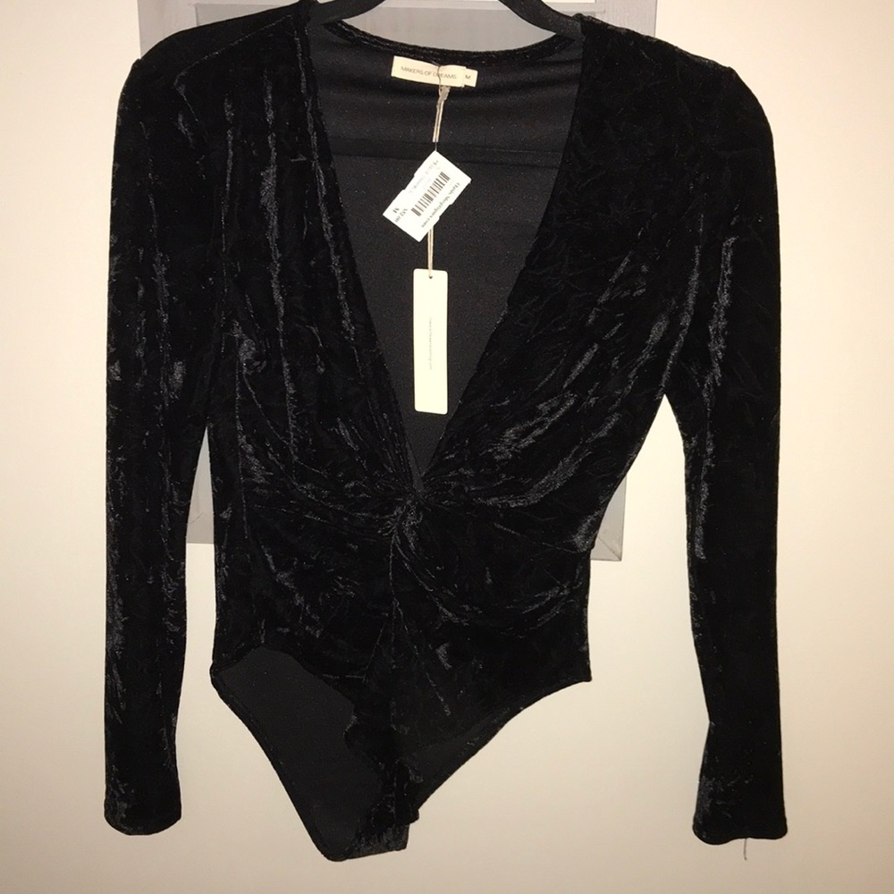 Brand New Velvet Bodysuit