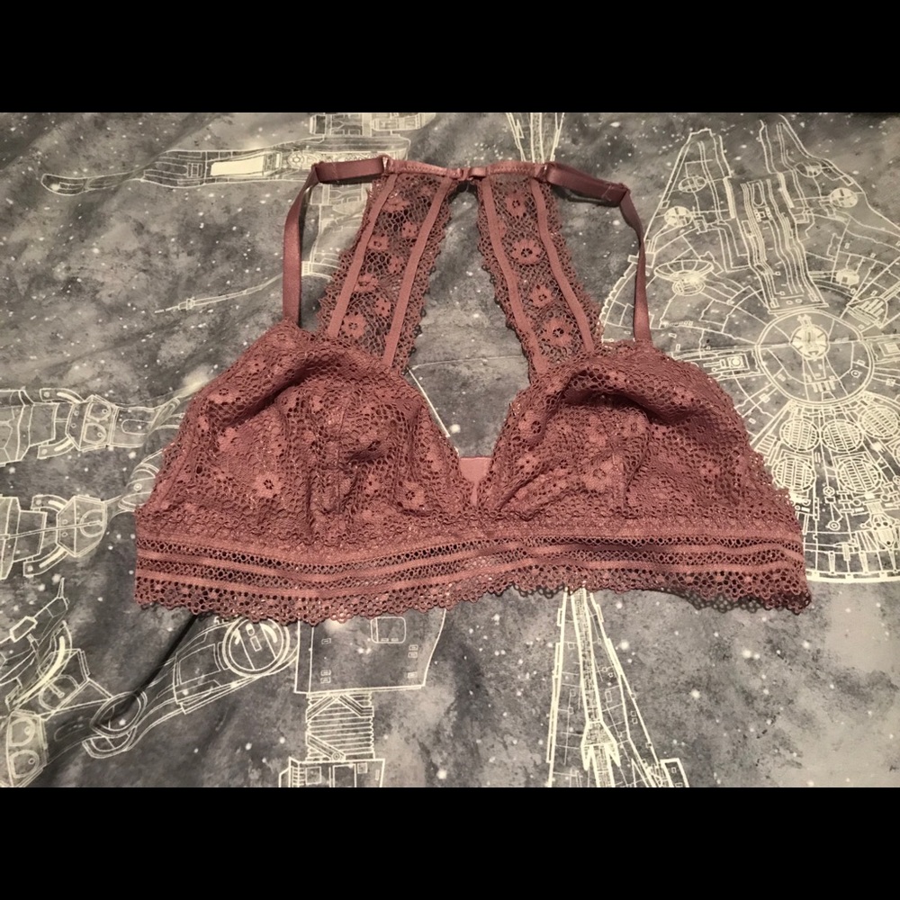 VS Crochet Lace Triangle Bralette