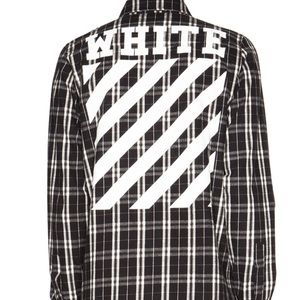 Off-White Flannel Button up