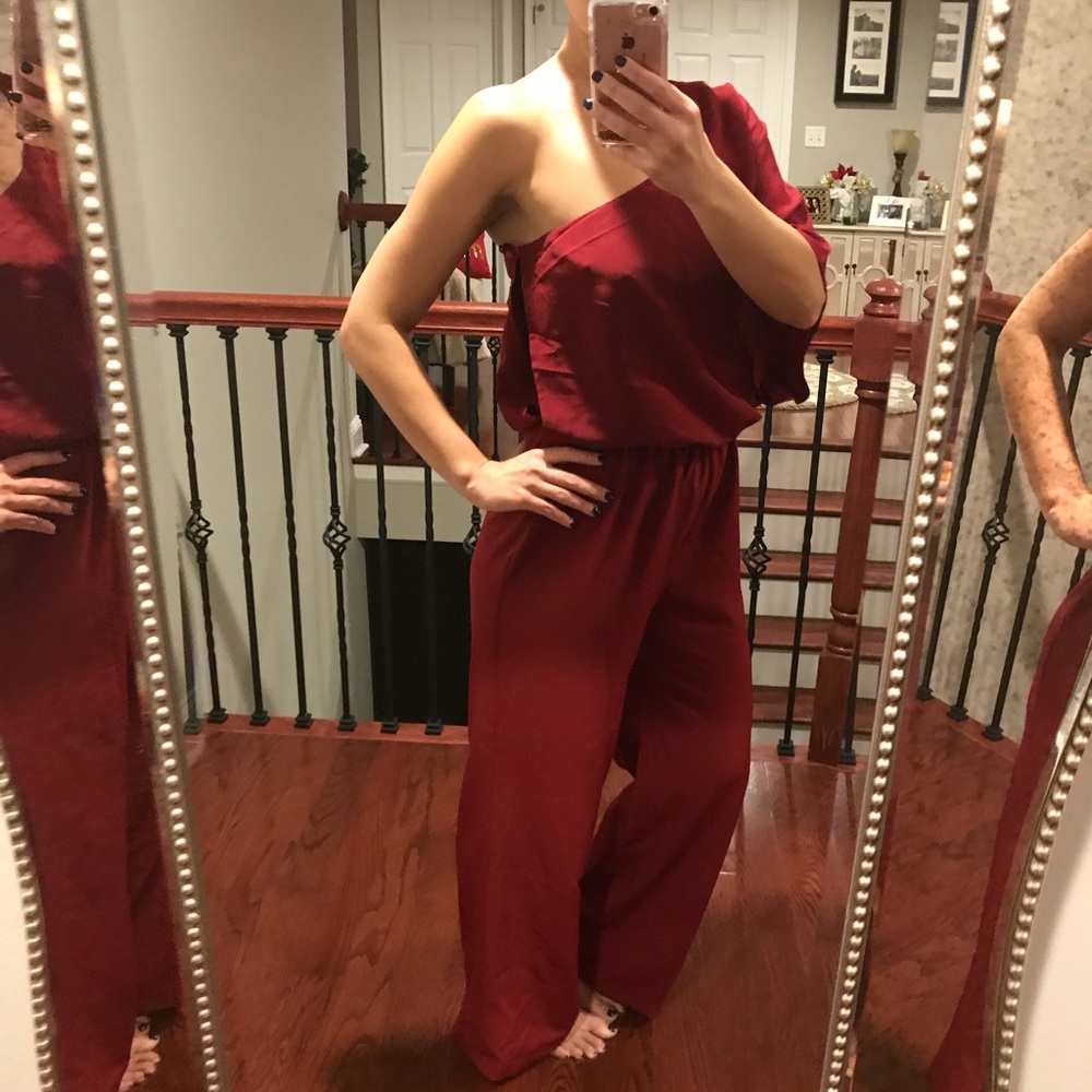 Red jumpsuit