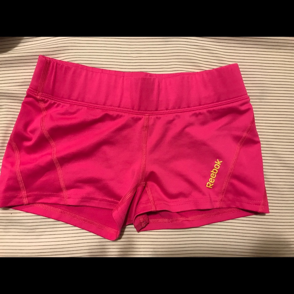 Reebok Playdry Small Pink Workout Shorts