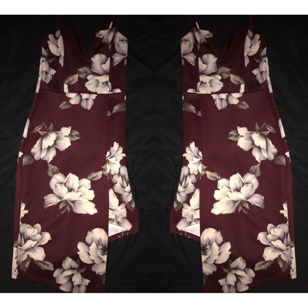 Burgundy Dress from Charlotte Russe - Picture 2 of 2
