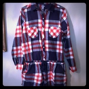 Aerie Flannel Romper