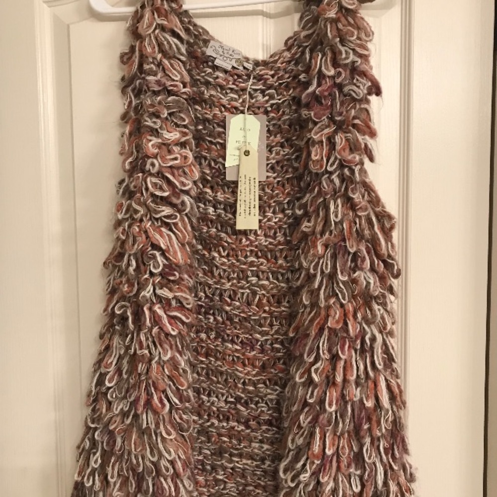 Anthropologie wool winter vest