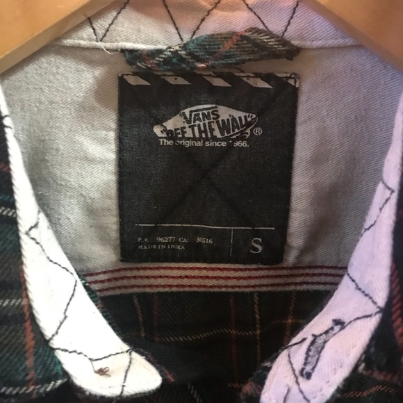 Vans plaid button down - Picture 3 of 4