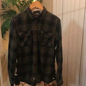 Vans plaid button down