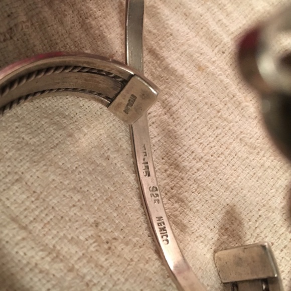 Vintage Sterling Cuff Bracelets Sold Separately - Picture 7 of 7