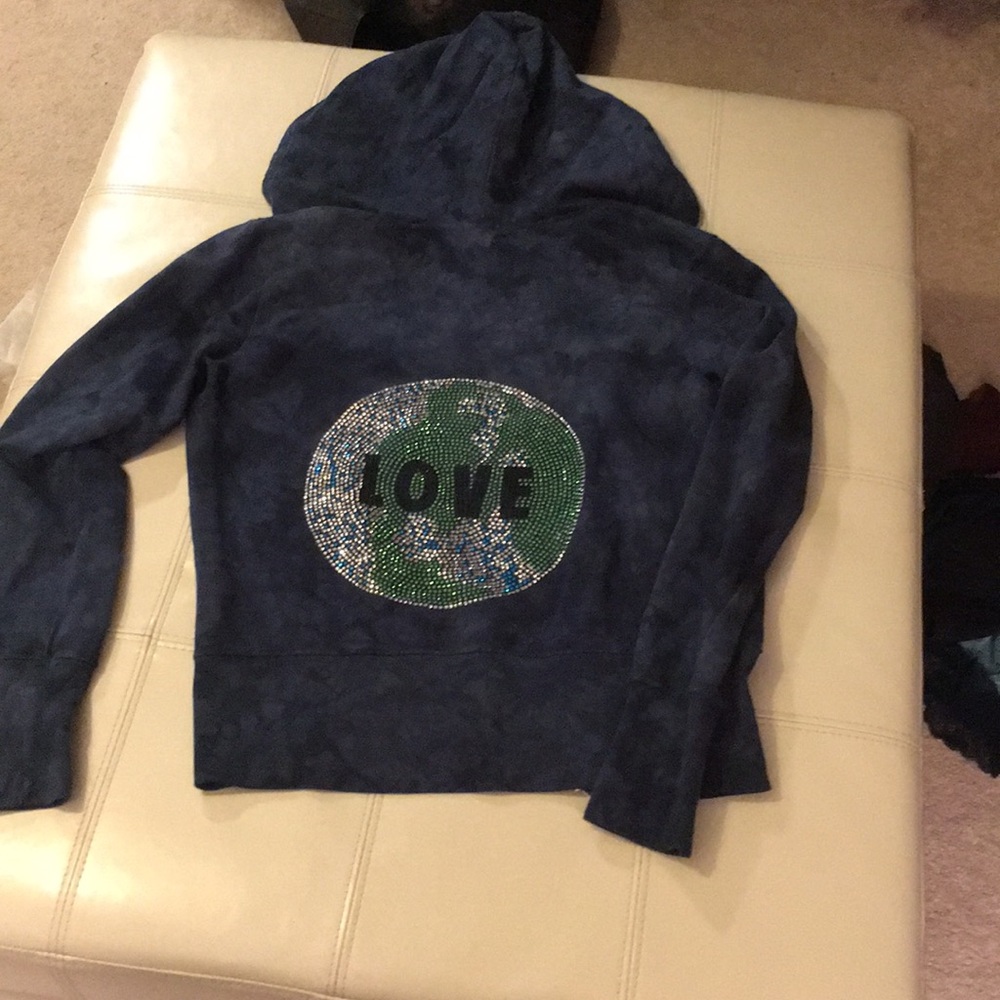 World love tie dyed hoodie!
