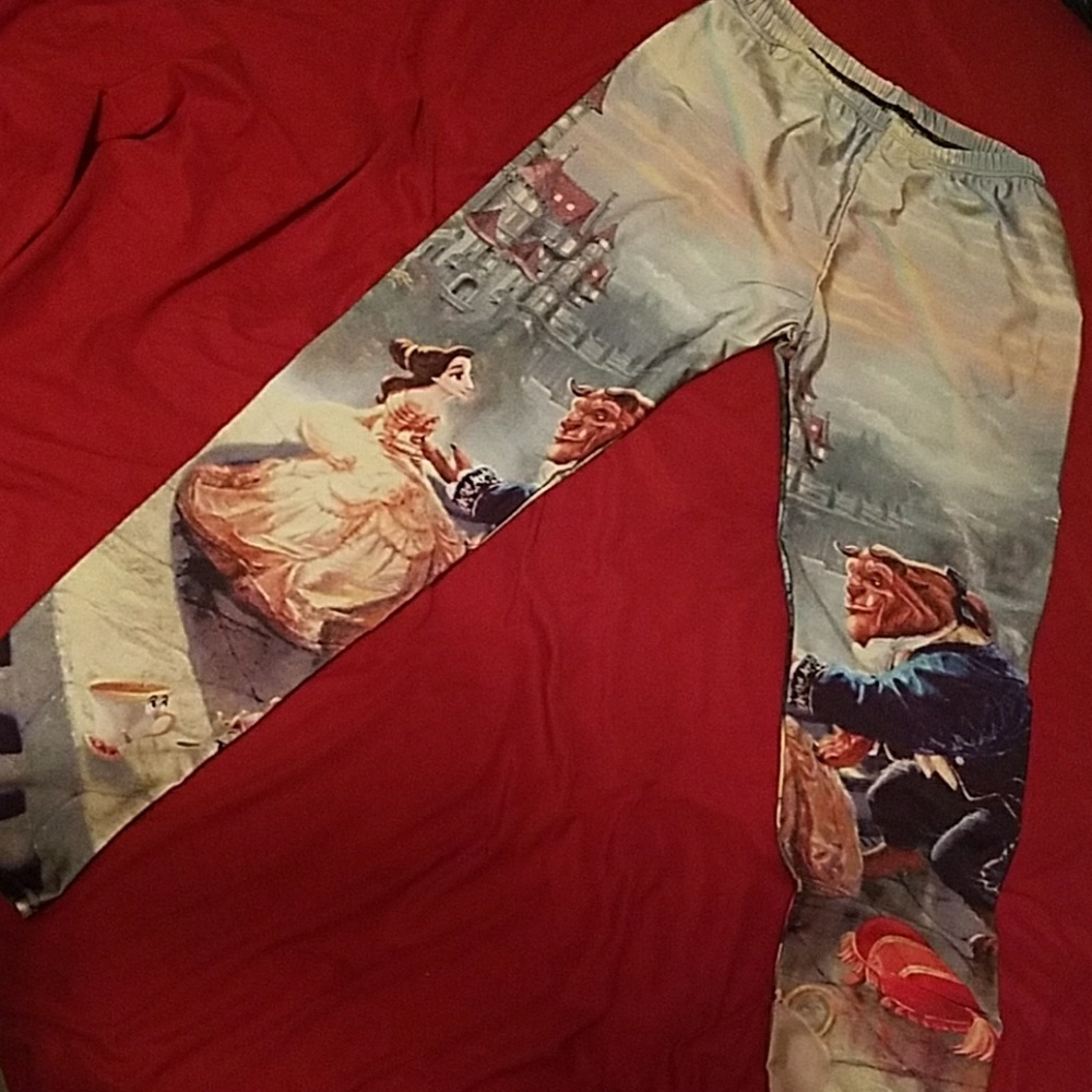 Beauty and the beast leggings