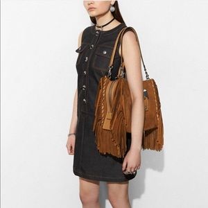 New coach rogue with fringe bag!
