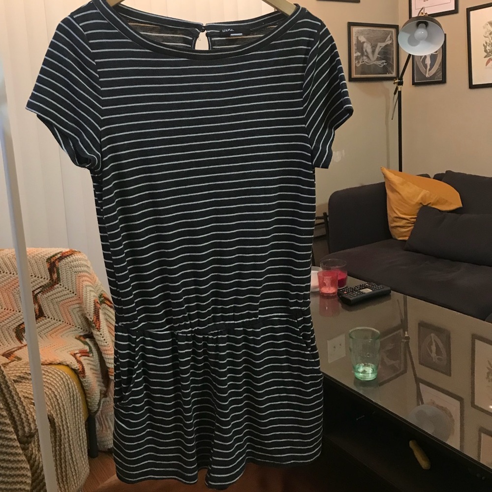 Striped t-shirt romper